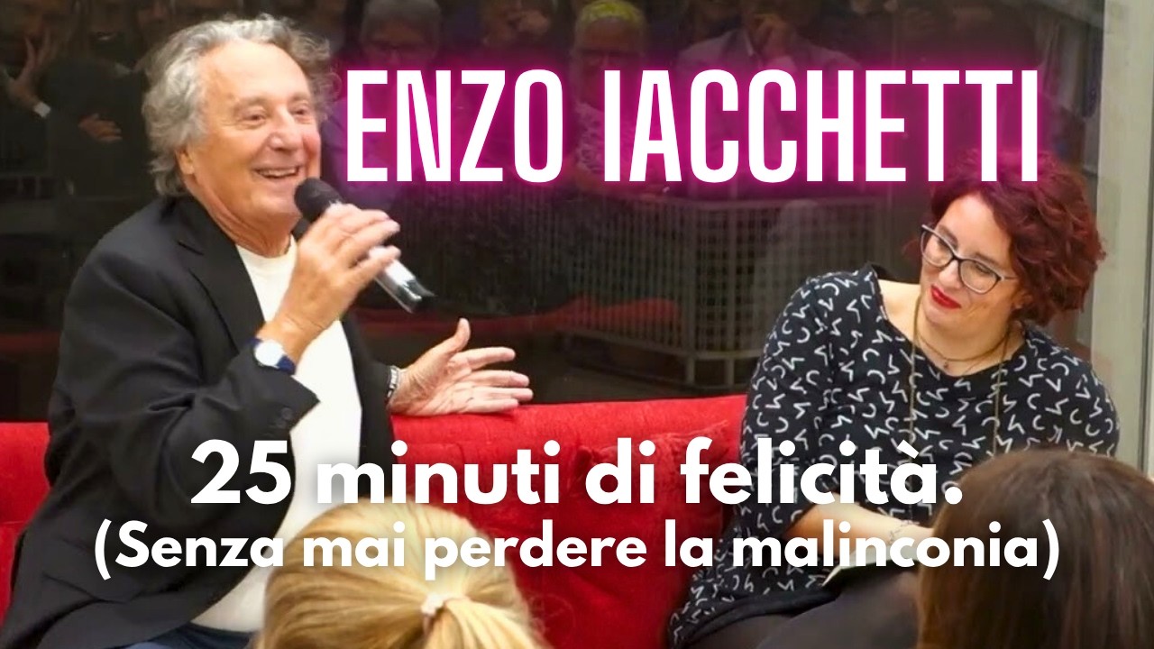 Enzo Iacchetti presenta 25 minuti di felicit&agrave; alla Nuova Libreria Mondadori di Velletri