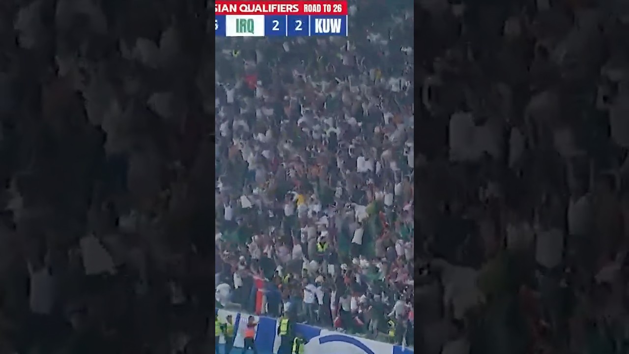 Does Iraq have the BEST FANS in football? 🤯