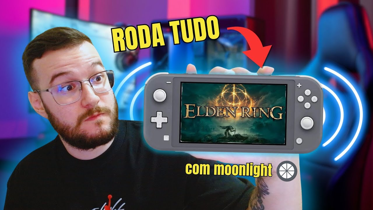 Transformei meu Switch Lite em um PC Gamer com Moonlight!