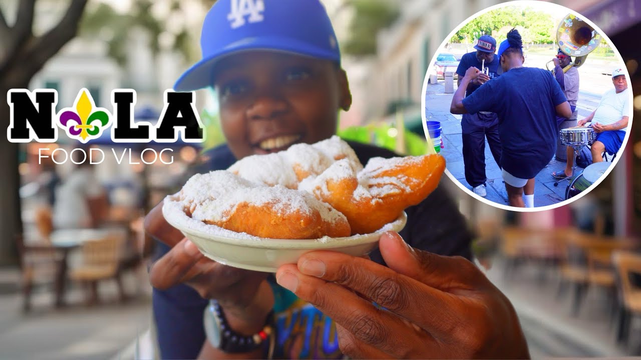 New Orleans Beignets: Cafe Du Monde, Aunt Sally's Pralines | New Orleans Food Vlog ⚜️