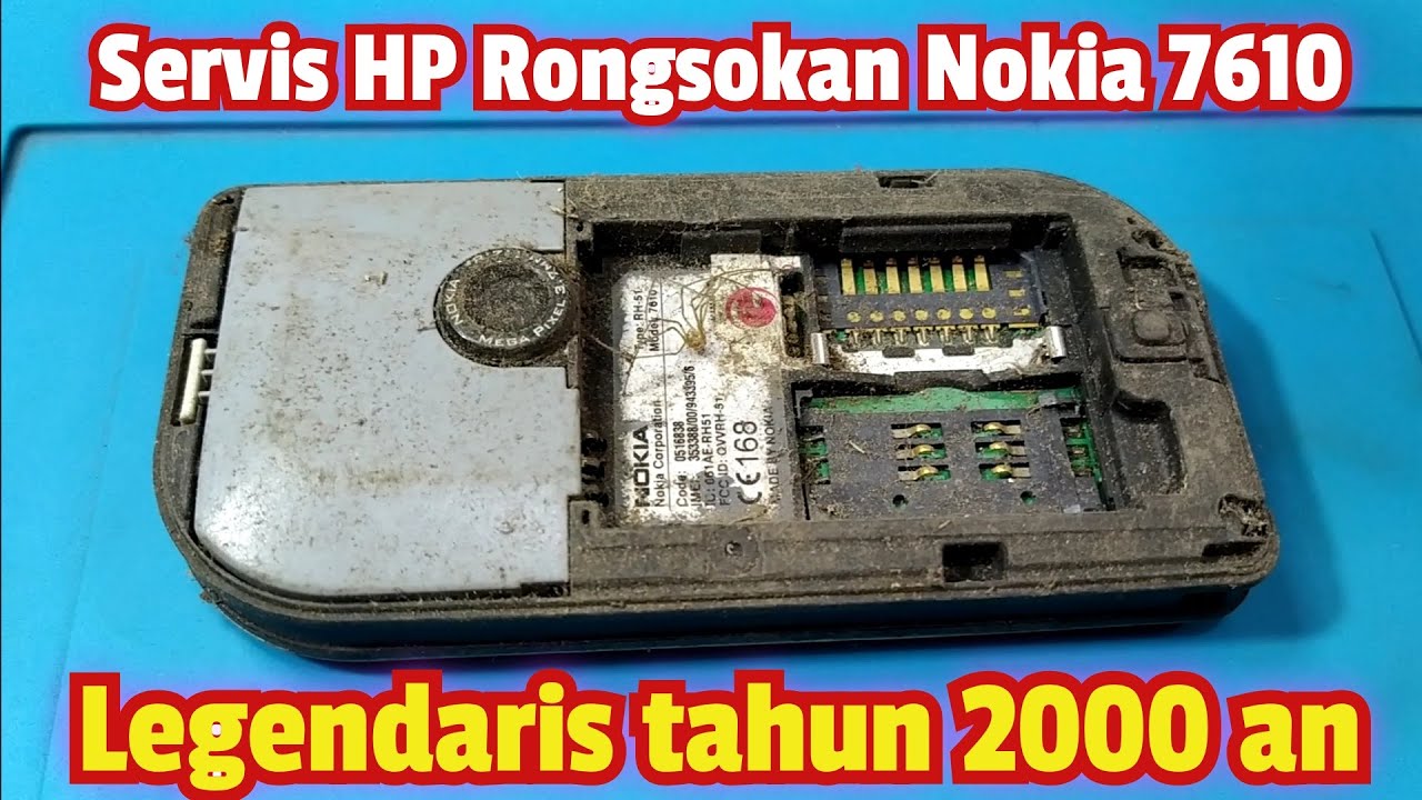 Servis HP Nokia 7610 Legendaris tahun 2000 an