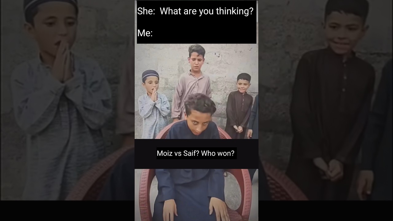 I wanted to know! Moiz vs Sami .. #moiz #sami #moizvssami #trending #battle #memes #friends