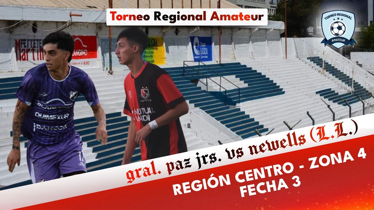 GRAL. PAZ JUNIORS vs. NEWELL'S (Lag. Larga) | Torneo Regional Amateur - Fecha 3 - Zona 4 | EN VIVO