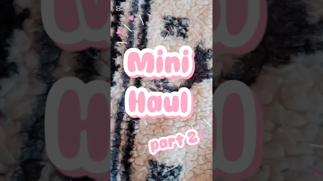 MINI HAUL, part 2 #haul #mini #minivlog #cleangirl #wybijsie