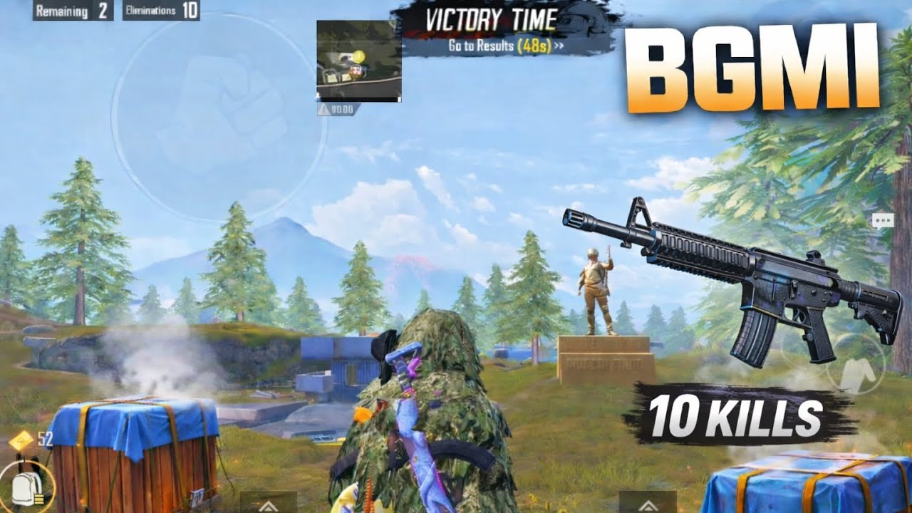 BGMI NEW GAME PLAY 10 KILLS 👉☠💀