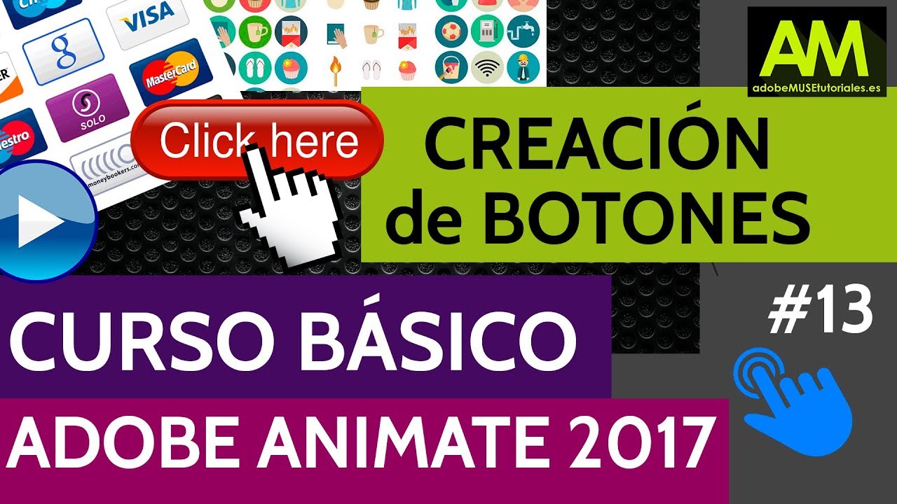 ADOBE ANIMATE CC | CREACION DE BOTONES