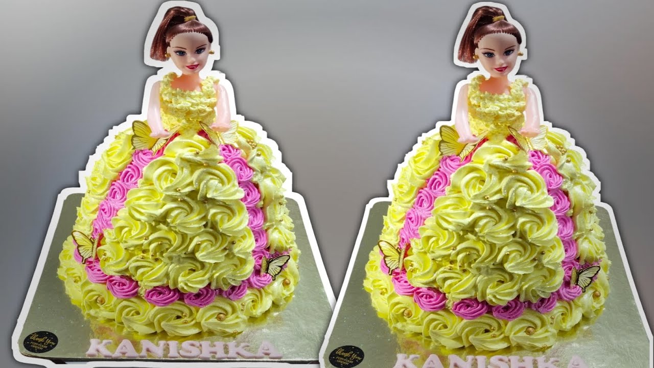 Princess Doll Cake Recipe | घर पर बनाएं Beautiful Doll Cake Step by Step | Birthday Special Cake