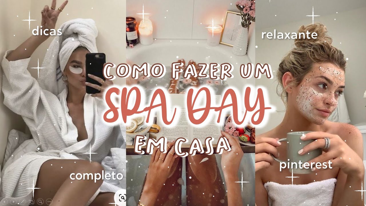 SPA DAY CASEIRO | ROTINA de beleza PINTEREST COMPLETA em casa | Cabelos, unhas, skin care e muito +