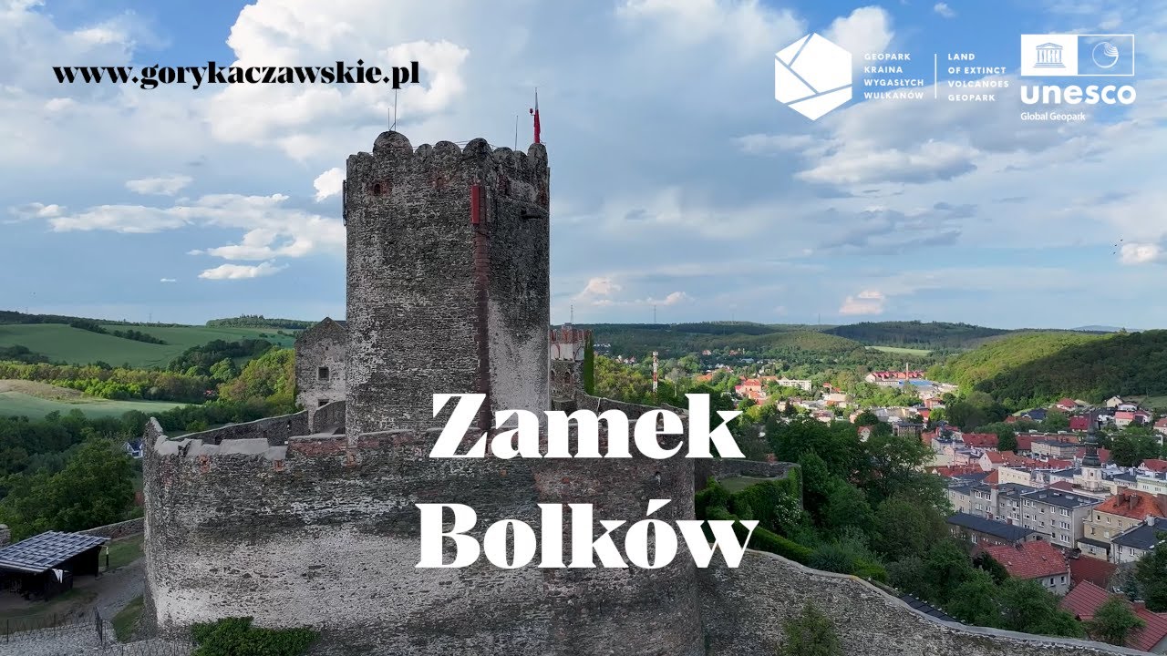 Zamek Bolków | Widok z drona | Maj 2024
