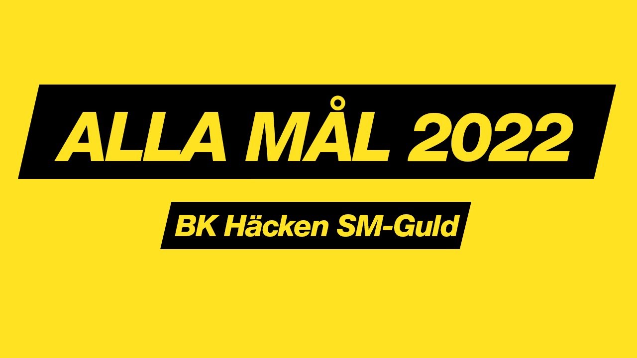 ALLA BK HÄCKENS 69 MÅL | Allsvenskan 2022
