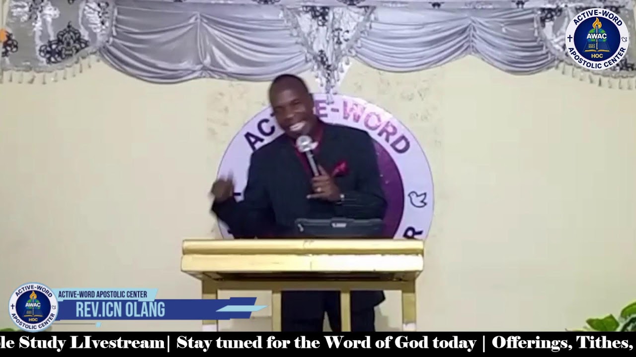 TUESDAY BIBLE STUDY LIVESTREAM-3RD MARCH 2026