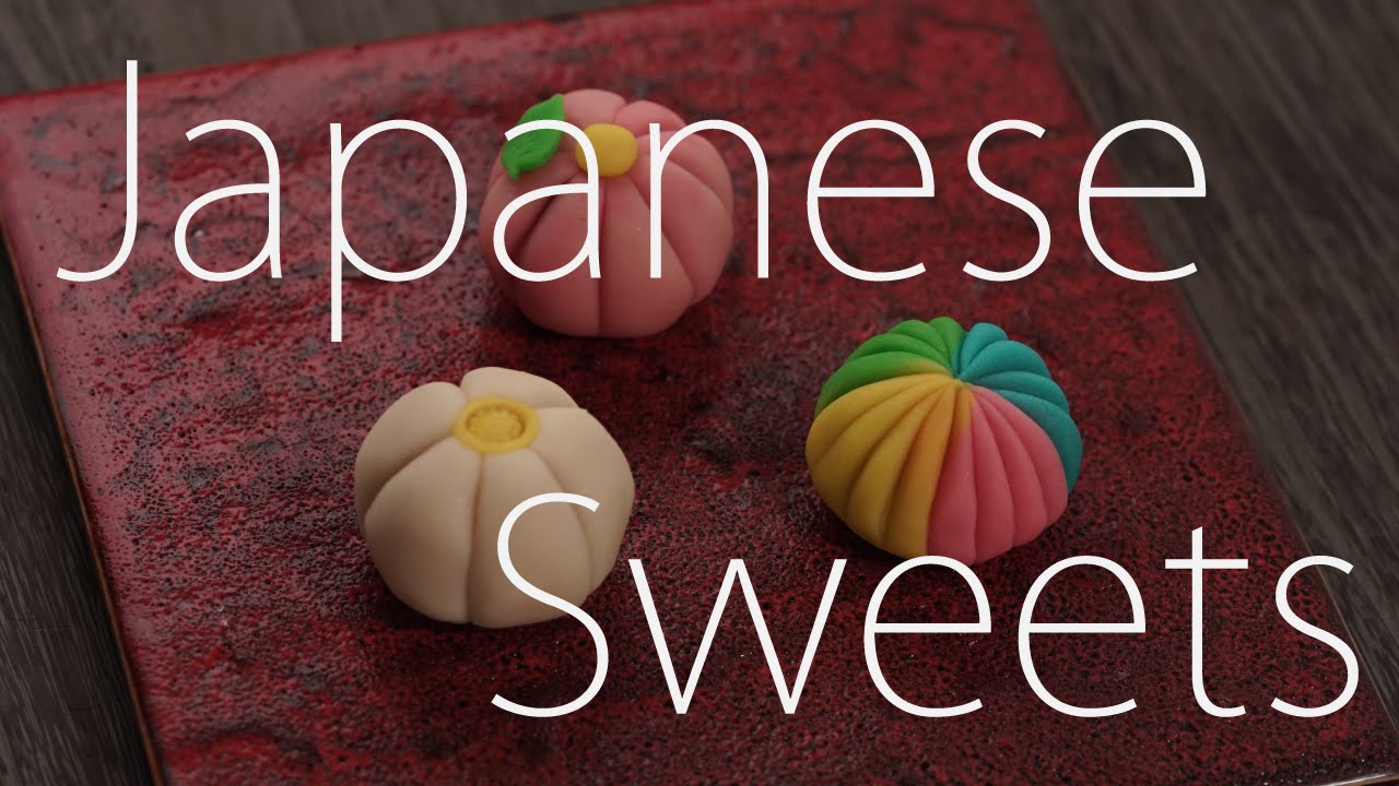 和菓子 - 練り切り3種の作り方 Japanese sweets 