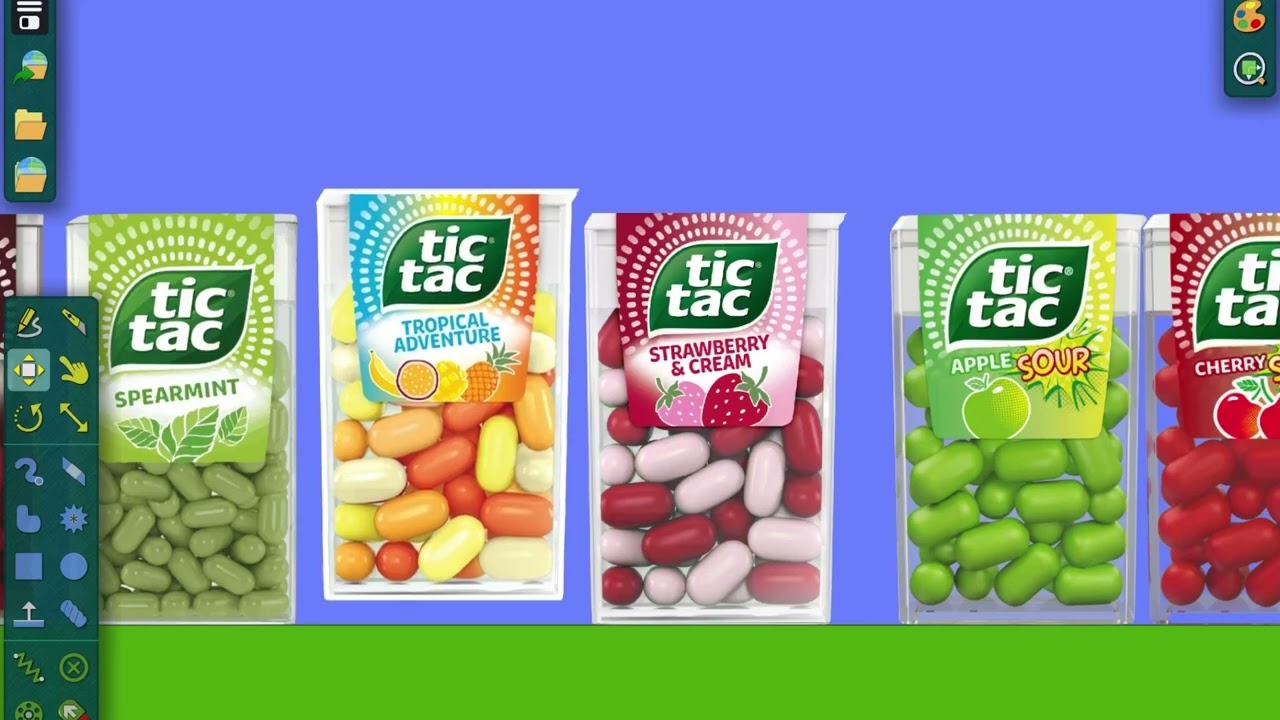 Tic Tac Flavors (Algodoo)