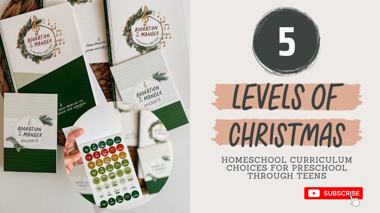 CHRISTMAS HYMN STUDY FROM NOT CONSUMED | CHRISTMAS HOMESCHOOL CURRICULUM CHOICES