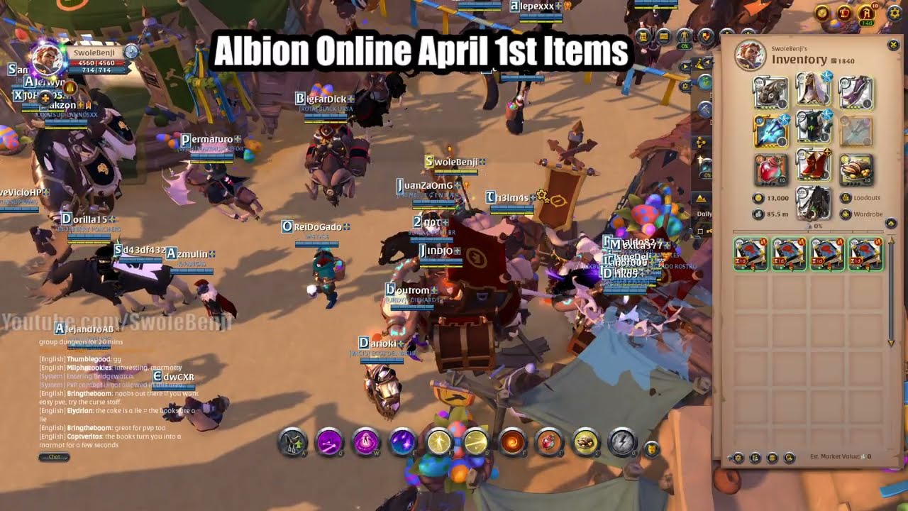 Первоапрельская шутка от The Albion Online превратит вас в сурка на 1 минуту...