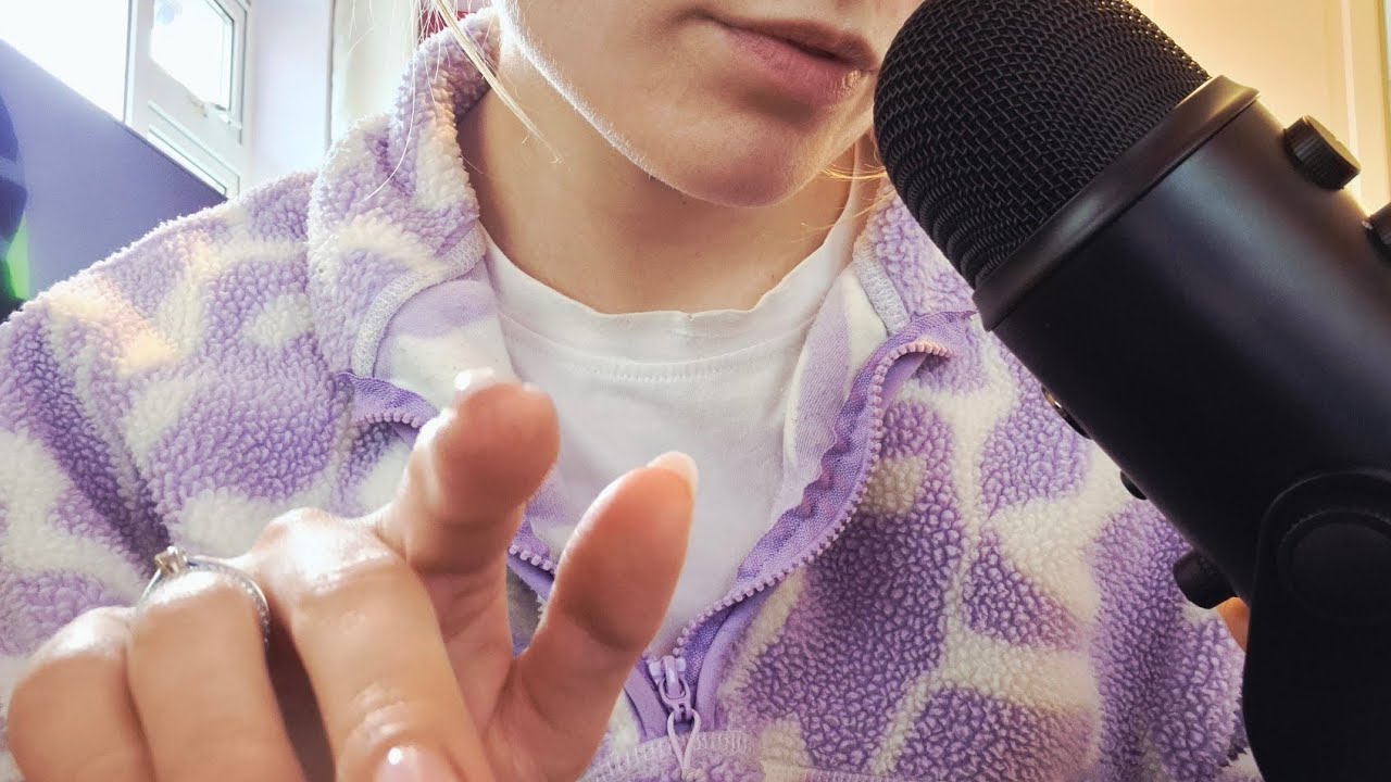 ASMR - Semi inaudible whispering and Hand movements 🫶🏻