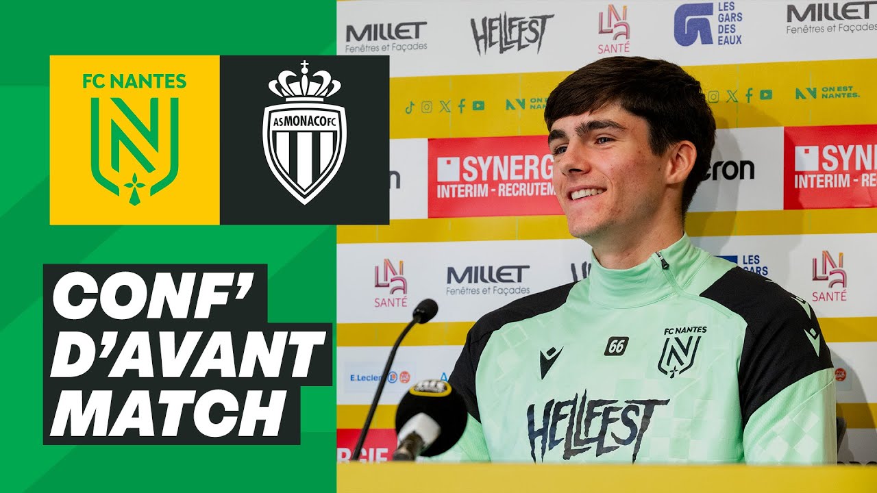 🎥🎙️ [J10] Louis Leroux avant FC Nantes - AS Monaco