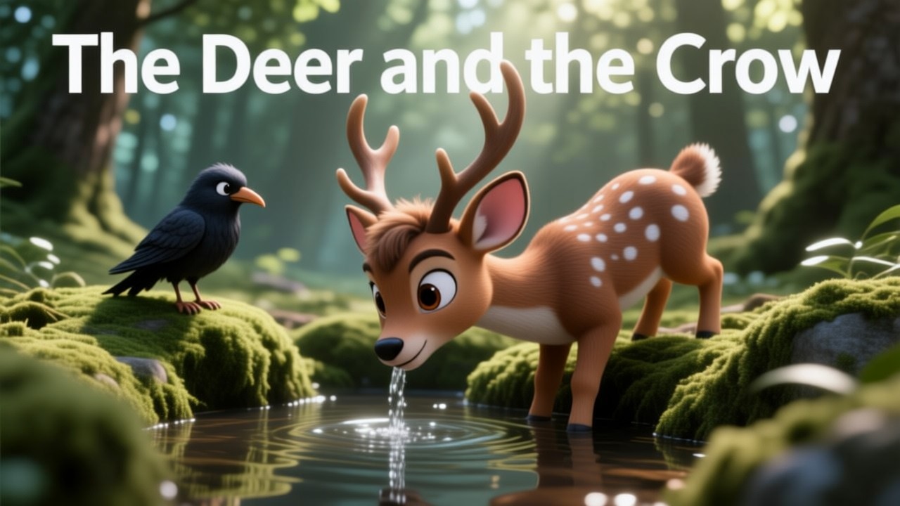 The Deer and the Crow | Bed Time Story For Kids | Fairy Tales