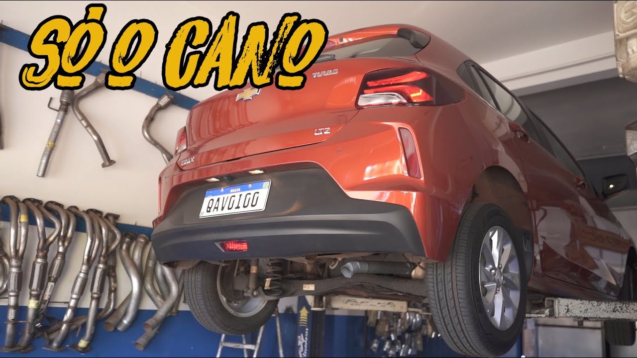 SÓ O CANO! FIZ ESCAPE DIRETO NO ONIX TURBO SERÁ QUE DA TIRO?