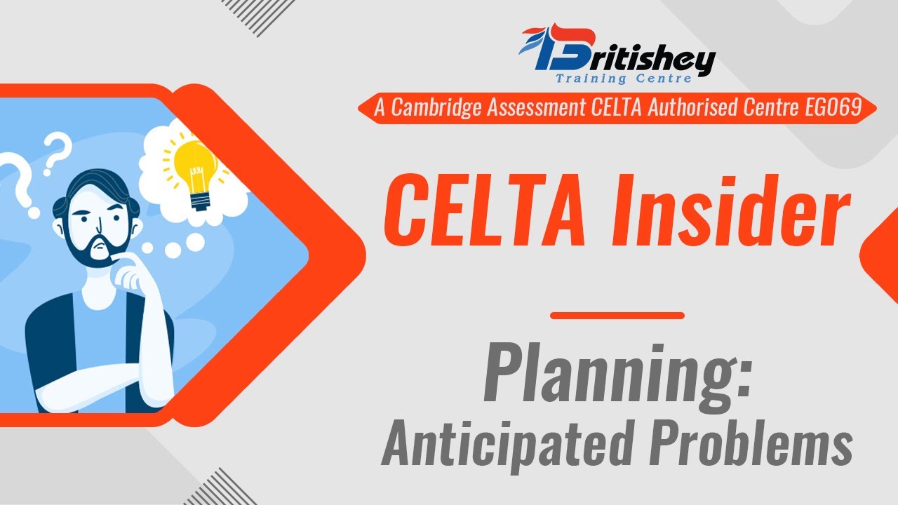 Planning: Anticipated Problems