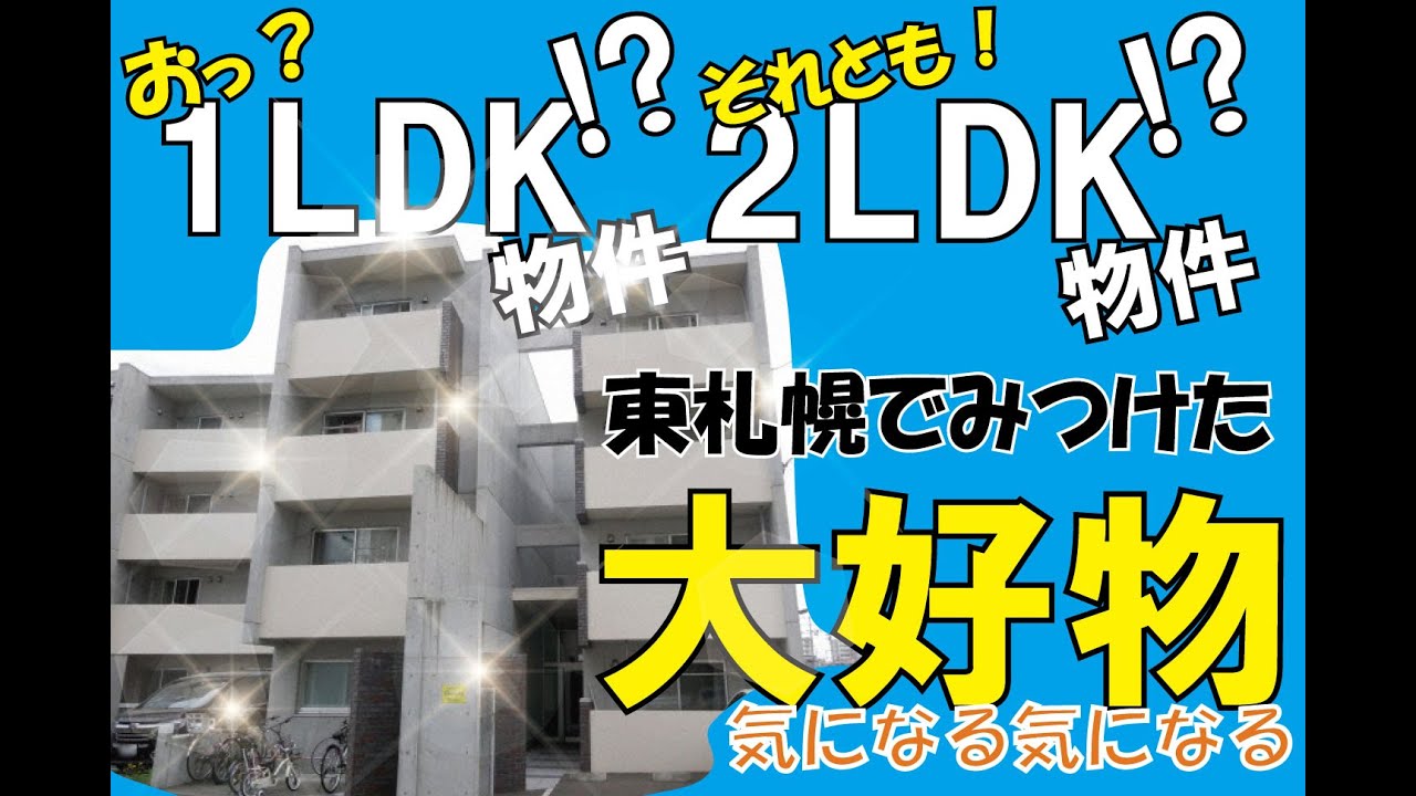 【 2LDK 大好物 】贅沢1LDK？　実際は 2LDK なんですけどー　そしてイシヅカの 大好物 発覚！！