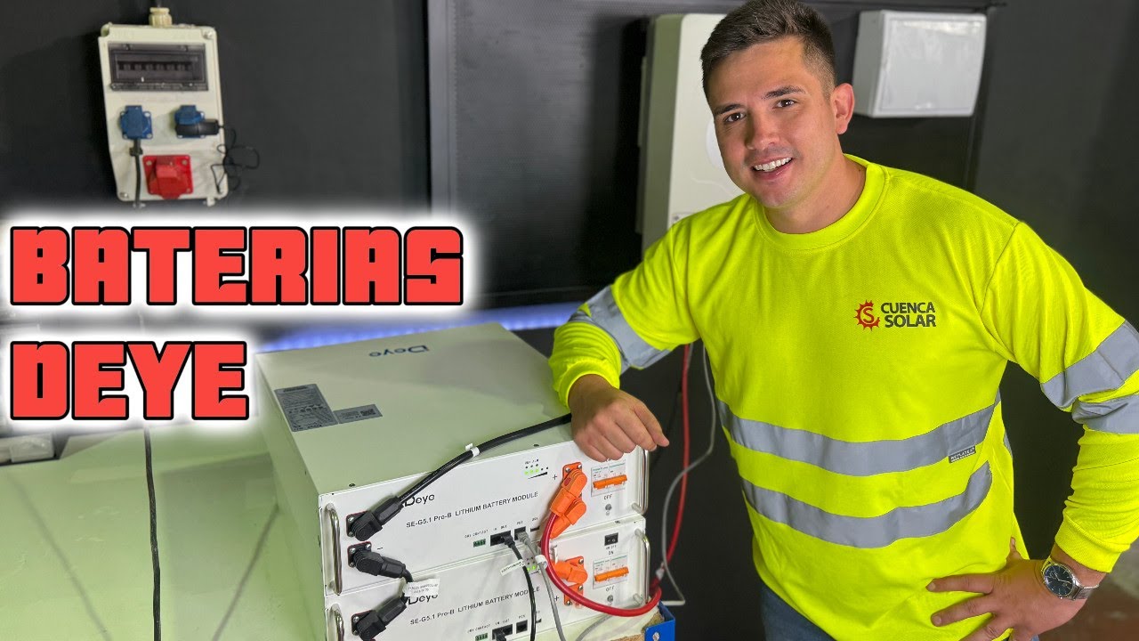 Instalación Baterías de Litio DEYE 🔋 | Guía COMPLETA de Conexionado y Montaje