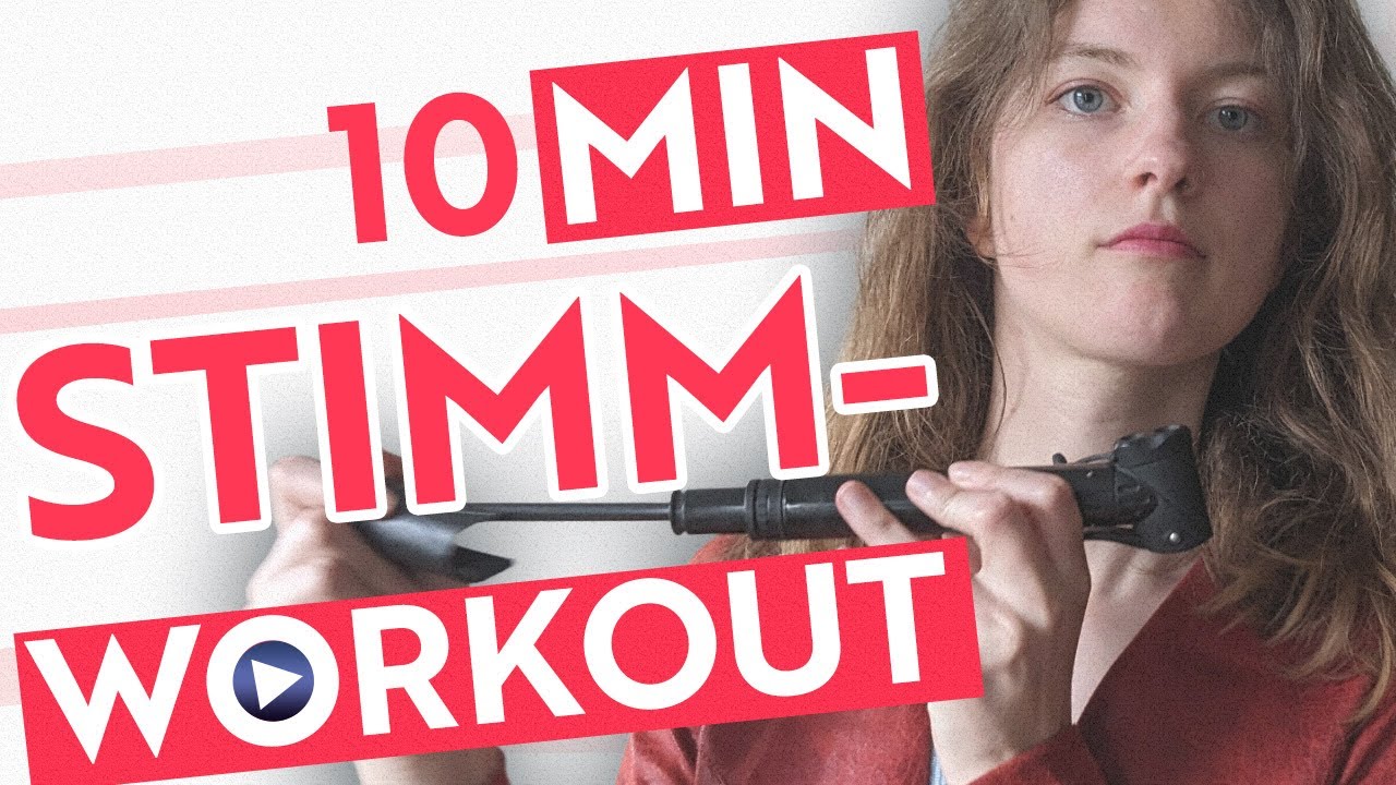 10 Minuten Stimmworkout: klar - deutlich - ausdauernd | Stimmtraining