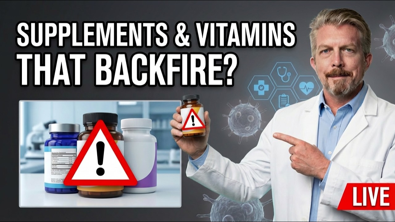 LIVE Supplements and Vitamins That Backfire?