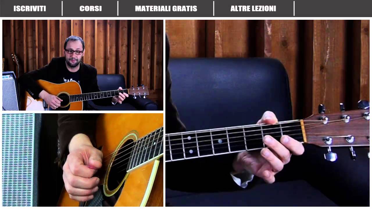 WISH YOU WERE HERE - ASSOLO ACUSTICO - LEZIONE CHITARRA - PINK FLOYD - DAVID GILMOUR