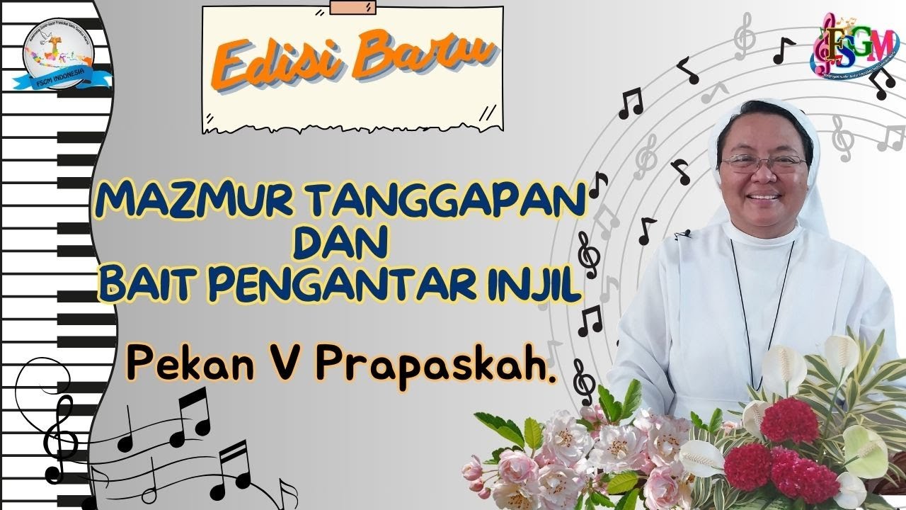 MAZMUR TANGGAPAN PEKAN V PRAPASKAH. 22 MARET 2026. EDISI BARU