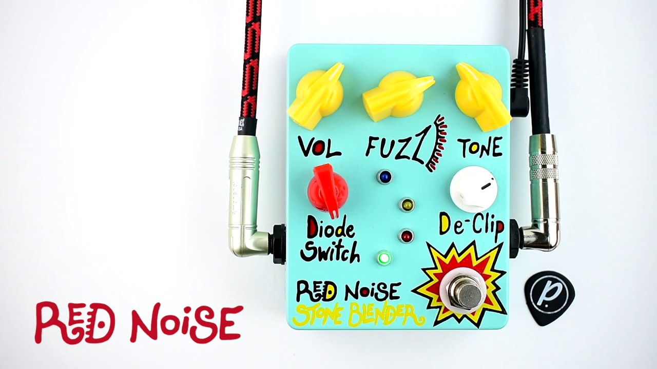 Red Noise Pedals Stone Blender Fuzz Engine