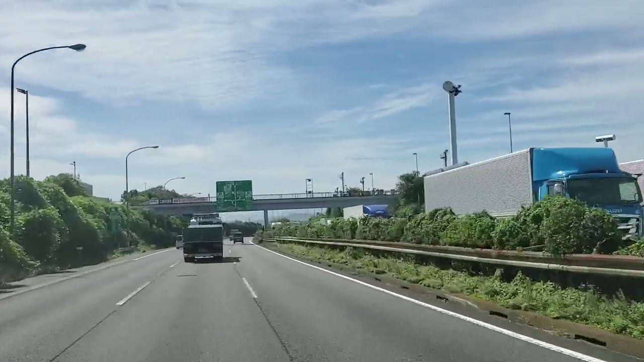 東名高速道路下りから見る上りの渋滞 綾瀬ICから海老名JTCまでの渋滞 2025年9月25日