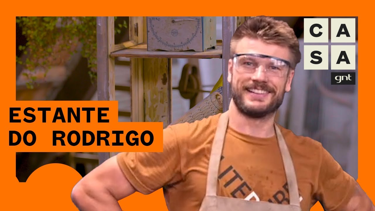 Rodrigo Hilbert constrói ESTANTE reutilizando BIOMBO usado | Faça Você Mesmo