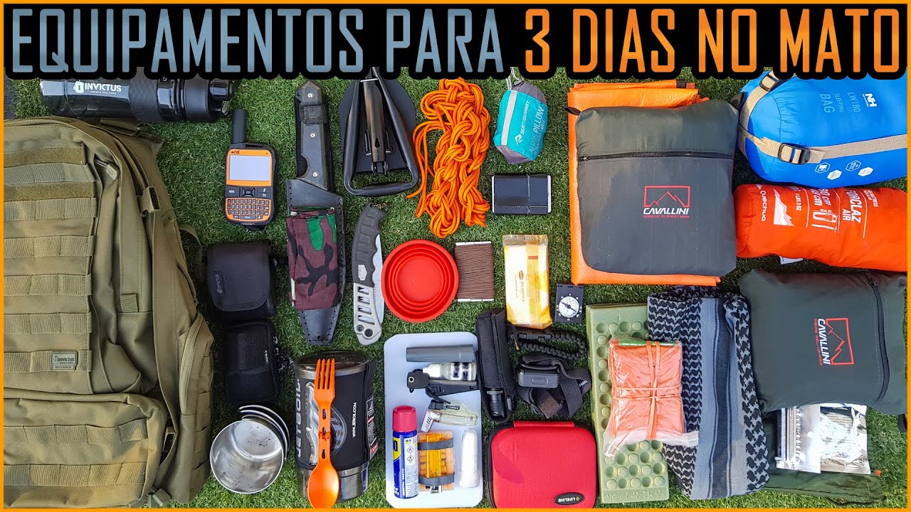 Mochila Para 3 dias no Mato #MochilaDefender #Invictus