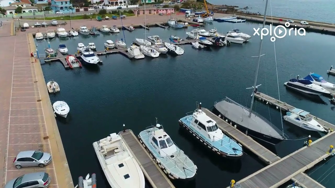 Portoscuso,  Sardinia, Italy 2018.03 aerial video