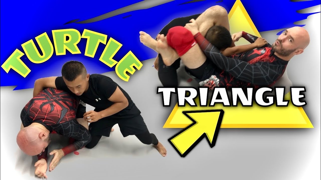 Granby roll from turtle to a triangle choke