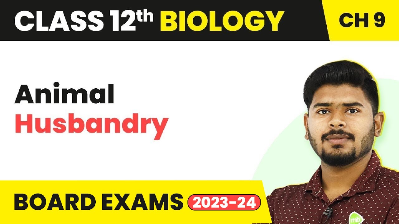 Class 12 Biology Chapter 9 | Animal Husbandry- Strategies for Enhancement in Food Production 2022-23