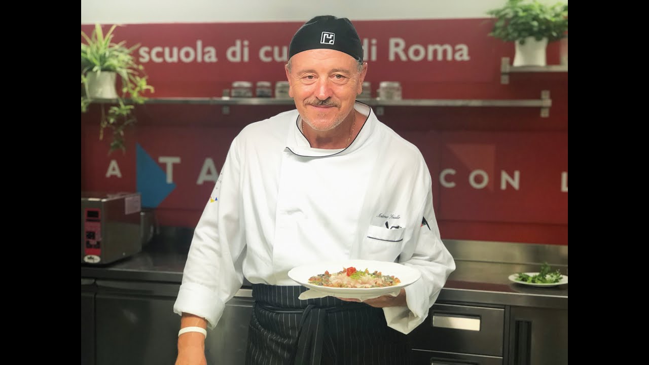 Antonio Sciullo: 🍽 Carpaccio tiepido di pesce bianco con salsa alle erbe aromatiche