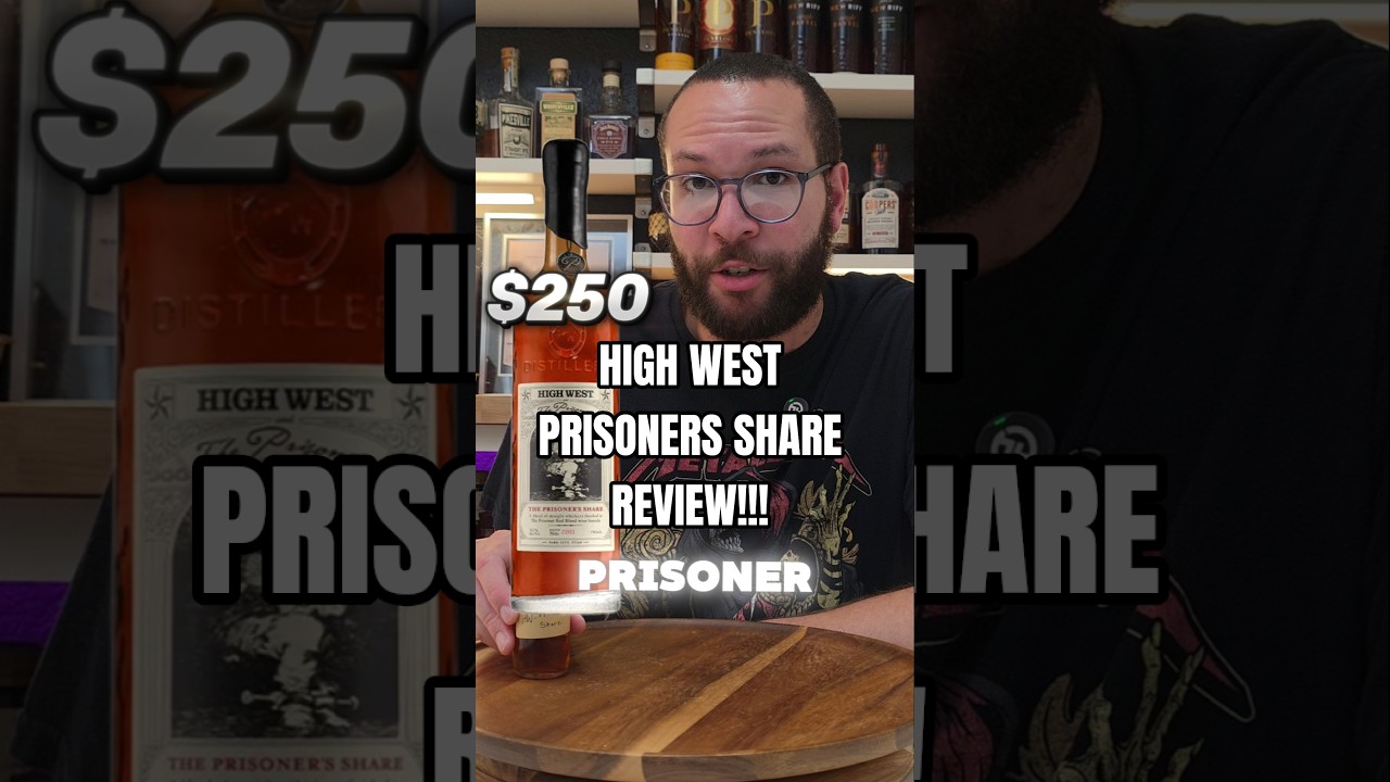 HIGH WEST PRISONERS ПОДЕЛИЛИСЬ ОТЗЫВОМ!!!#bourbonwhiskey #bourbon #whisky #whiskeytube