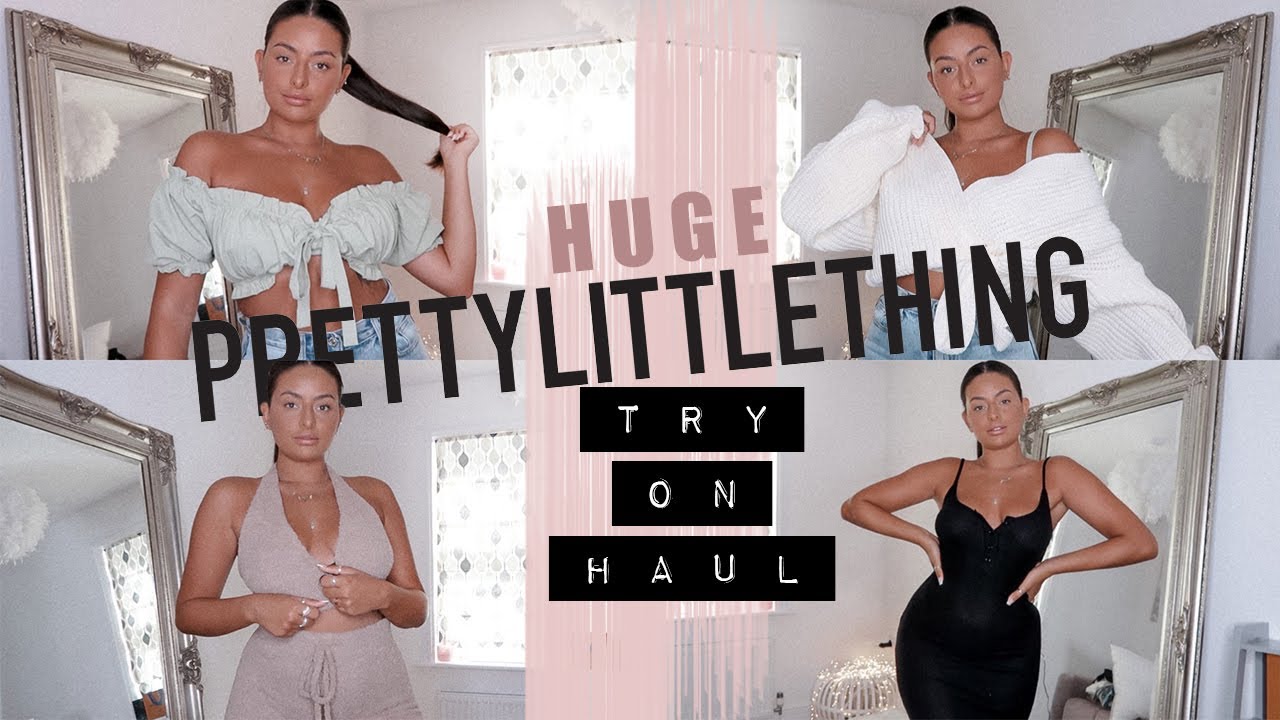HUGE * UNSPONSORED * PRETTY LITTLE THING TRY ON HAUL! NEW IN · AUTUMN / WINTER | Emily Philpott