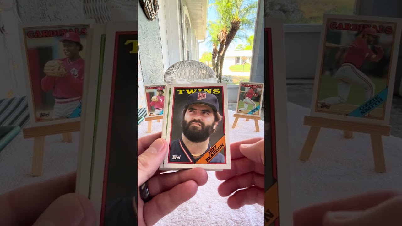 1988 Topps Baseball 42-Card Rack Pack opening from  McNulty Sports Cards in Stuart, FL!!!!!!