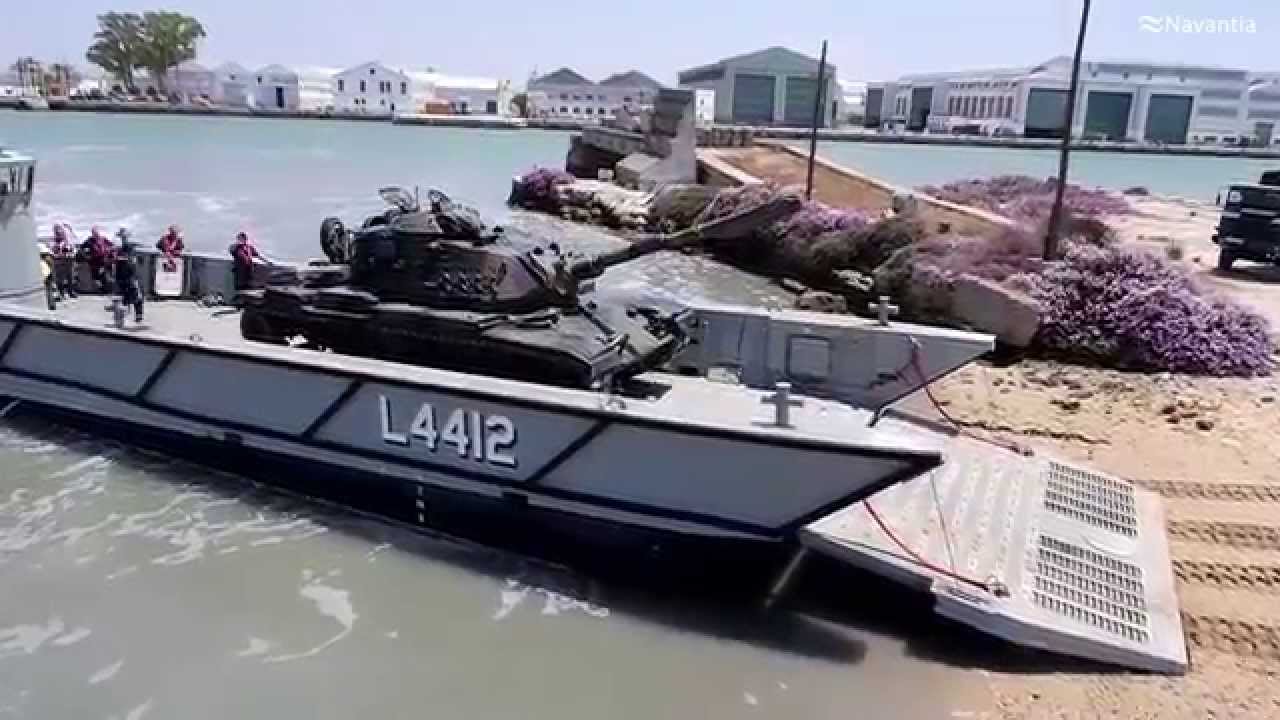 NAVANTIA San Fernando. 2/2 Pruebas de mar lancha LLC para Australian Navy