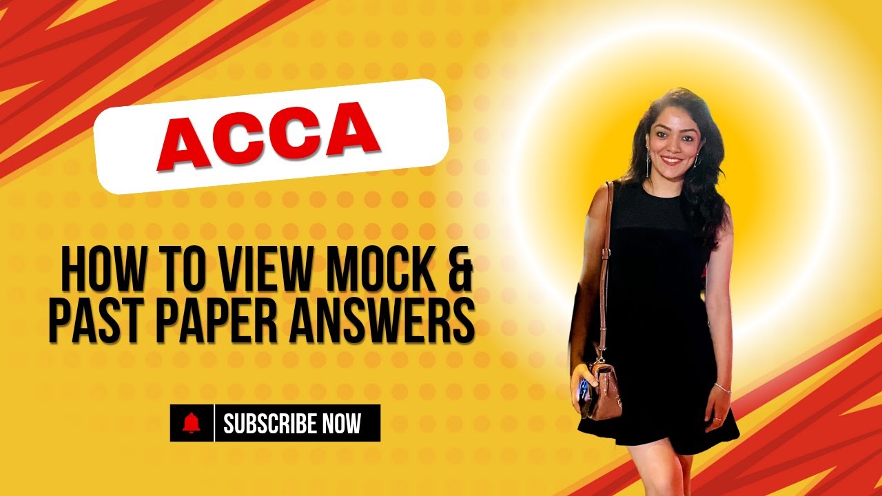 How to View ACCA Mock & Past Paper Answers?