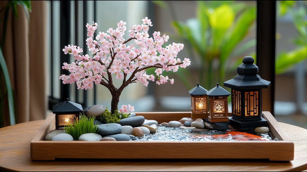 15 Stunning Japanese-Style Tabletop Miniature Indoor Gardens