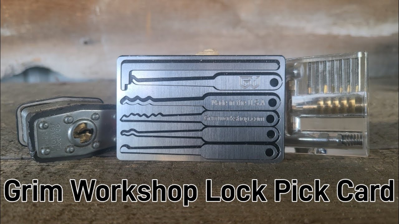 Grim Workshop Lock Pick Card