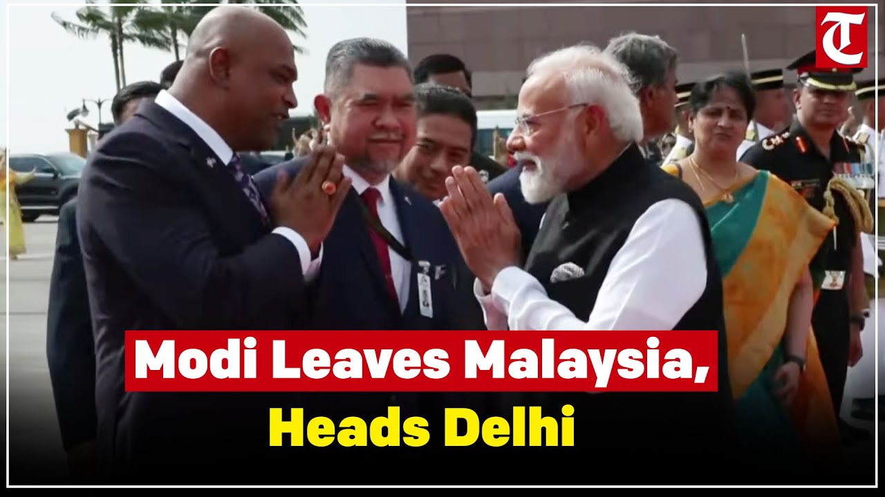 PM Modi Emplanes for Delhi After Malaysia Visit, Holds Talks with Anwar Ibrahim, Attends CEO Forum