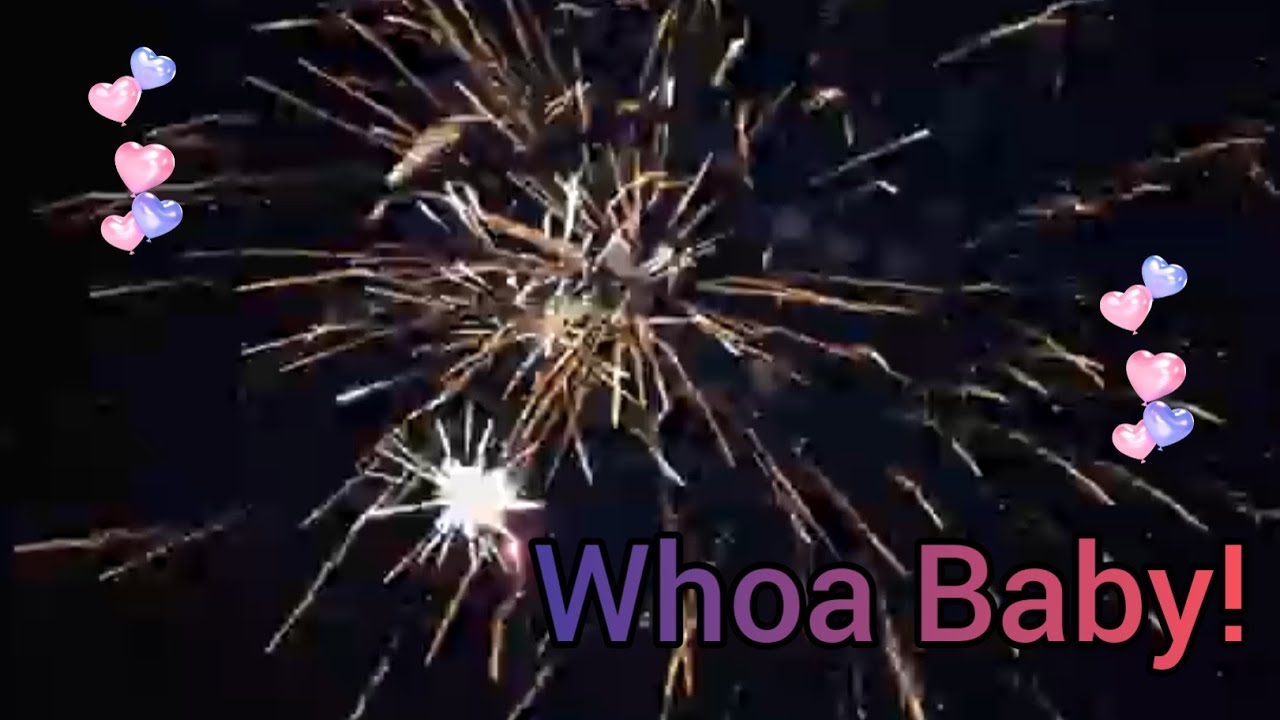 Baby Gender Reveal Fireworks Show!