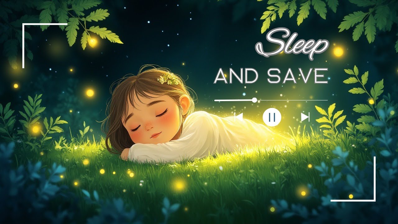 Sleep and Save – Animal Lullaby for Babies  Calm Bedtime Song for Kids