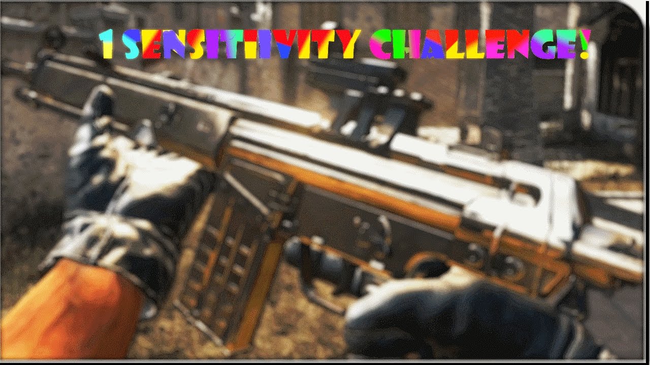 1 Sensitivity Challenge!!!  (Modern Warfare Remastered)