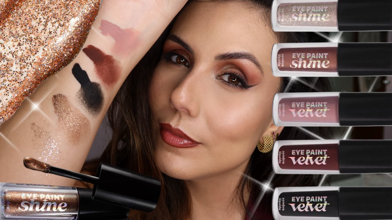 SOMBRAS LIQUIDAS DA DAILUS - RESENHA COMPLETA: ESFUMADO, DELINEADO, TESTE DE RESIST&Ecirc;NCIA &Agrave; AGUA